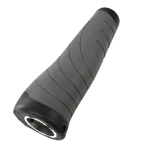 Dual Lockable Handlebar Bike Grips With 130mm And 90mm Lengths, 22.2mm Diameter Rubber End Grips, Soft TPR, Ergonomic Grooves