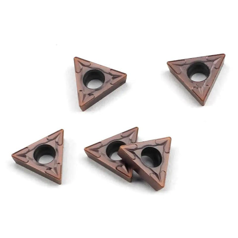 Top Shelf Solid Carbide Turning Inserts TCMT110204 Tialn Coated For Lathe Tool Holder And Boring Bar Hella Durable Steel Cutting Rock Solid Performance Pack Of Five For Quick Cleanup Jobs