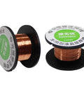 Two Pack 0.1mm Insulated Copper Soldering Wire For PCB Jump Wires, Ultra Thin Enamel Copper For Dope Cell Phone, Laptop, And Motherboard Repairs, 10m Per Roll, No Lacquer Removal Needed.