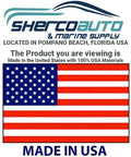 One Thousand Heavy Duty Non Insulated Step Down Butt Splice Wire Terminals For 12 To 10 Awg And 8 Awg Cables Featuring Rock Solid Pure Copper Pins Ideal For Street Ready Wiring Projects And No Hassle Upgrades Built Tough Right Here In Usa and American flag background.