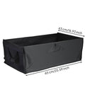Solid As A Rock Foldable Replacement Liner For Camping Wagons Waterproof Washable Insert dimensions 65 x 43 x 26 cm in black fabric.