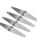 Heavy Duty 4 Inch Galvanized Gate Hinges Set for Fence Doors Cabinets and Closets, built tough lightweight hardware