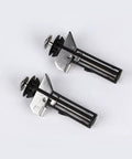 Universal Toilet Seat Bolt Kit With Screws And Quick Release For Easy Installation Replacement Parts For Most Toilets Includes 2 Plastic Bolts 2 Plastic Washers And 2 Nuts MUU shown with stainless steel components