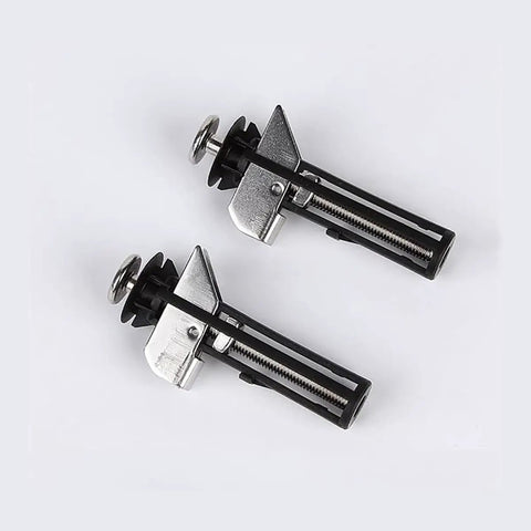 Universal Toilet Seat Bolt Kit With Screws And Quick Release For Easy Installation Replacement Parts For Most Toilets Includes 2 Plastic Bolts 2 Plastic Washers And 2 Nuts MUU shown with stainless steel components