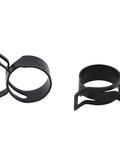 Cool 75 Pc Set Of 6-10mm Q673B Black Vacuum Fuel Oil Hose Pipe Tube Clamps Spring Assortment Kit With Storage Box For Quick Fixes And Super Tight Seals, black spring clamps