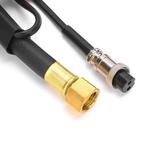 Air Cooled TIG Welding Torch With 13 Ft Cable 150A DC And 120A AC M16 Connector Two Pin Socket close-up