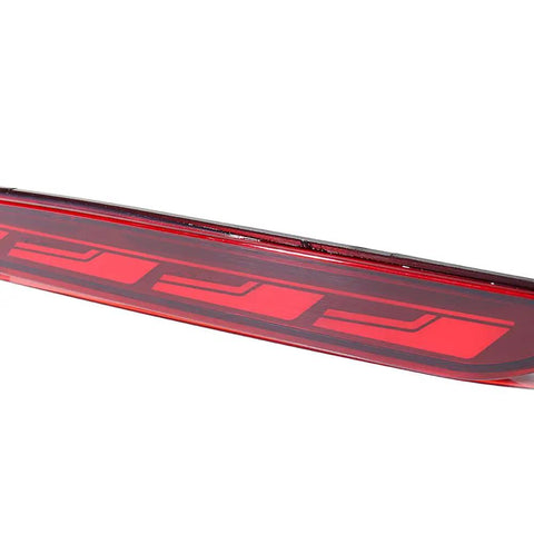 Sequential Flow Rear Bumper Stop Lamp And Running Drl Light With Dynamic Turn Signal For Tesla Model S 2014 Through 2020 close-up view of rear lamp showing design details.