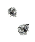 Front Wheel Hub Bearing Set 2 Piece Assembly Direct Fit 4WD Chevrolet Avalanche Silverado 1500 HD Sierra Yukon 2007, metal construction.