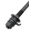 Bike Axle 150mm 3/8 Inch Front Hub Go-To Replacement For Most Bicycles Black Steel Shaft With Conical Lock Nut Washer Kit