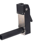 Adjustable Aluminum Toggle Clamp For Woodworking, side view, fast engaging bench dog style clamp with quick release, 60mm height