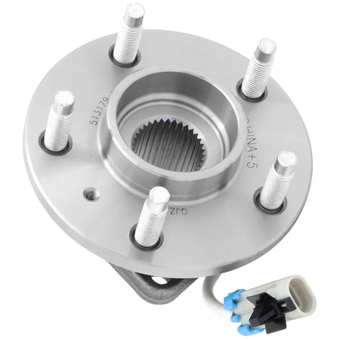 Close-up of 2-Pack Front Wheel Hub Bearing Assembly, Compatible with 4-Wheel ABS Models for Buick, Cadillac, Chevrolet, Oldsmobile, Pontiac, Saturn
