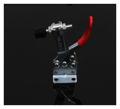Quick Release Toggle Clamp Set 2 Or 4 Pieces GH-201B 100kg Heavy Duty Pro Grade Horizontal Locking Lever Fastener Clip Tool Hand Tool For Woodworking And Metalworking Projects, galvanized iron clamp