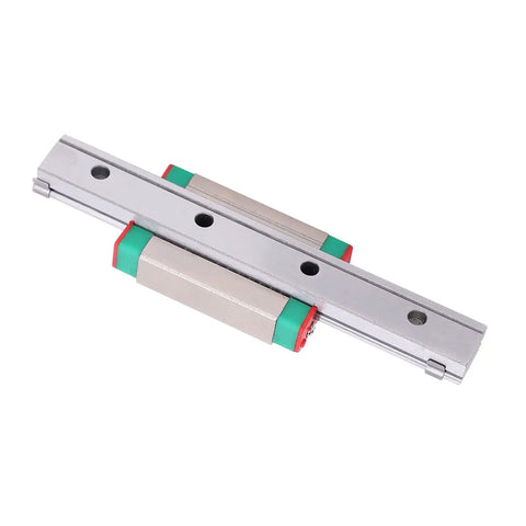 100mm Stainless Steel Linear Guide Rail For CNC And 3D Printers High Load Torsion Miniature Rail System with Durable Slide Block