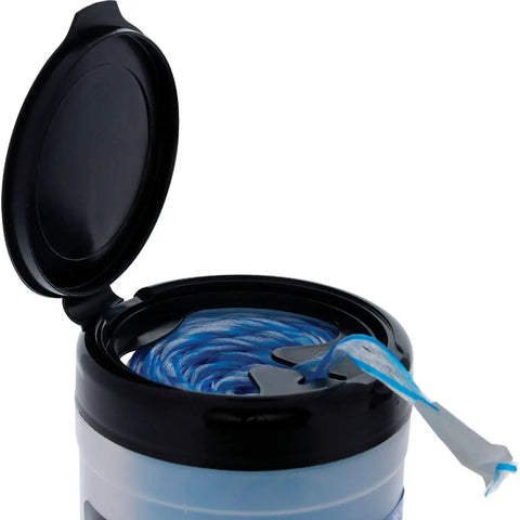 Powr-Fish Pull Line 210 Lb Tensile, 500 Ft White With Blue Tracer in pre-punched bucket top for conduits