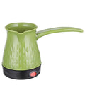 Electric Turkish Coffee Pot 500ml Water Kettle With Handle Fast Heating 600W Coffee Maker For Home Or Small Restaurant Durable Stainless Steel Heating Plate Easy Pour Spout Green