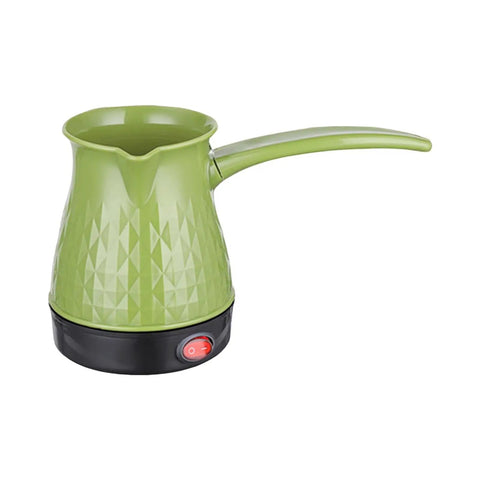 Electric Turkish Coffee Pot 500ml Water Kettle With Handle Fast Heating 600W Coffee Maker For Home Or Small Restaurant Durable Stainless Steel Heating Plate Easy Pour Spout Green