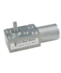 12V DC Worm Gear Motor 6 RPM With All Metal Gearbox And Aluminum Housing