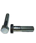 Two zinc plated Grade 5 hex bolts with coarse thread, 3-1/4 inch, durable fastener for building and maintenance projects.