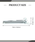 Lift Up Folding Desk Hinge For Adjustable Desks And Workbenches, detailed view with product size dimensions