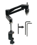 Beefy Tapping Cantilever Bracket For CNC Aluminum Alloy Machines With 130mm Stroke And 0 To 44mm Clamp Range mounted with tools