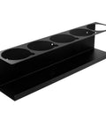 Heavy-Duty Aerosol Can Holder Rack Organizer, Steel Powder-Coated, Holds 20 Cans, Four Pack, Wall Mount Or Cart Mount, No Assembly Required