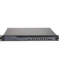 Heavy Duty 1U Firewall Router PC With Intel Core I5 4300M Processor Pfsense And Opnsense Compatible Hardware showing eight 2.5GbE LAN ports.