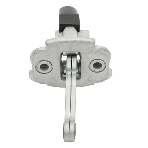 VW Lupo Front Door Hinge And Check Strap Replacement Kit For 1998 Through 2005 with beefy durable metal hinge visible close-up