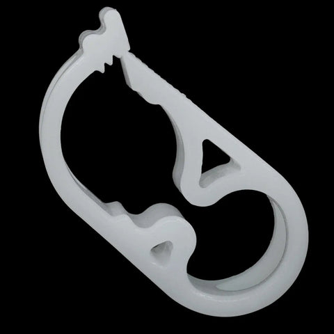 20 Piece Plastic Tubing Clamps For 1/8 To 1/4 Inch Tubing, Adjustable Hose Shut Off Clamps, Quick Grip Clip Set close-up