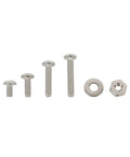 Go-To 700 Piece Stainless Steel Screw Set With Four Sizes 4-40, 6-32, 8-32, 10-24 Phillips Pan Head Screws with Nut and Washer