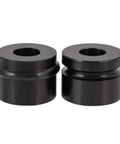 Close-up of two black dies for Heavy Duty Sheet Metal Bead Roller For Fabrication 18 Inch Rotary Beading Tool With Six Dies Included.