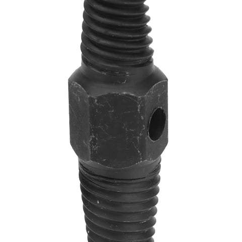 Heavy Duty Broken Screw Extractor Kit For Plumbers With Chrome Steel Dual Head Design To Pull Damaged Bolts From Faucet Pipes And Make Quick Home Repairs Without A Hassle, close-up