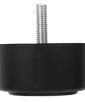 Round Black Sofa Legs M8 Screw 35mm Height With 45mm Pad Durable Metal Furniture Legs For Sofas Cabinets And Desks