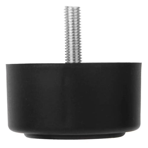 Round Black Sofa Legs M8 Screw 35mm Height With 45mm Pad Durable Metal Furniture Legs For Sofas Cabinets And Desks