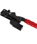 Beefy One Hand Release Quick Toggle Clamp Heavy Duty Latch Clamp In High Carbon Steel With 250 Kg Clamping Force close-up view.