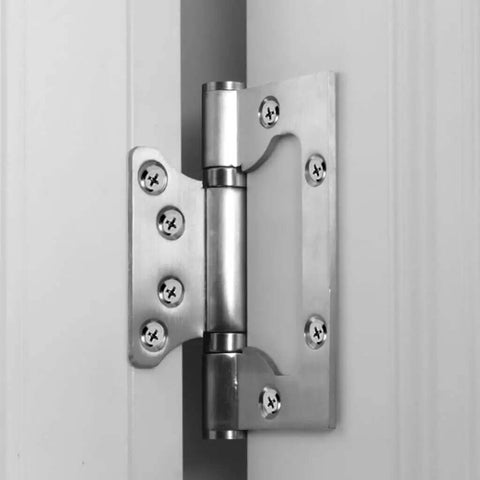 Heavy Duty Slot Free Hinges For Cabinets And Closets 4 Inch To 5 Inch Silent Thickened Stainless Steel Interior Door Hinge