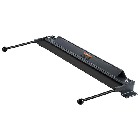 Box-and-pan brake, 36-inch, black steel sheet metal bender with dual handles (side view), Amazon