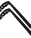 Polypropylene Hard Plastic Kama For Training Black Large Size Lightweight Yet Durable Martial Arts Practice Weapon Pair