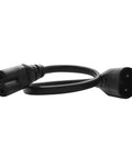 Straight Up Heavy Duty C7 To C8 Power Extension Cable 3 Pack IEC 320 Female To Male Adapter Cord for laptop and camera.