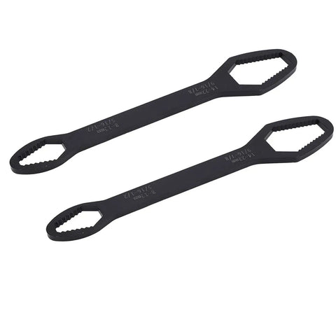 Double End Self Tightening Wrench Set For 8 To 22mm 2 Piece Handy Tool Kit For Quick Nut Gripping No Slip Clamp Easy Home Repair