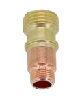 Brass Collet Body For Stubby Gas Lens Connector With Mesh Fits WP 17 18 26 Torch for precise clean TIG welding on steel.