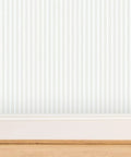 Traditional Classic Leather Texture Vinyl Wallpaper Durable Type Two Commercial Wallcovering, beige textured stripes on wall.