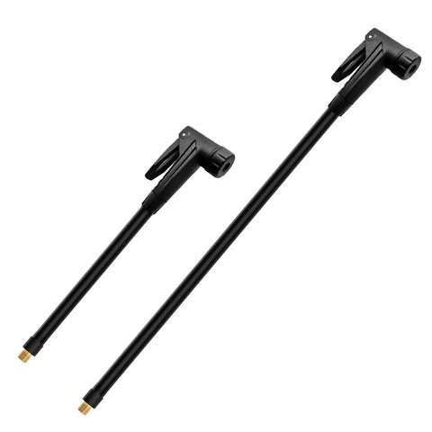 Flexible Tire Valve Locking Air Chuck Extension Hose Adapter Fits Car And Bike Pumps Quick Connect Inflator Kit For Road Trips Heavy Duty Maintenance Hassle Free Pressure Setup Perfect Addition To Your Auto Gear Bag, black 1m hose