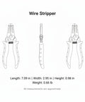 This awesome Self-Adjusting Wire Stripper And Cutter Is A Total Game Changer For Any Electrician Or Diy Pro, 7-inch chrome vanadium design.