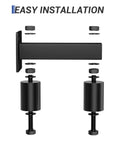 Adjustable Slide Gate Guide Roller For Heavy Duty Sliding Gates assembly with metal bracket and nylon wheel components