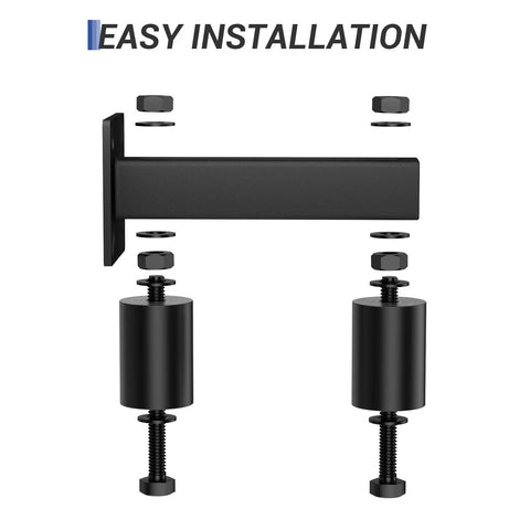Adjustable Slide Gate Guide Roller For Heavy Duty Sliding Gates assembly with metal bracket and nylon wheel components