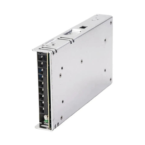 Rock Solid 350W Switching Power Supply 36V 9.7A enclosed metal design with connectors for heavy duty gear and LED arrays.