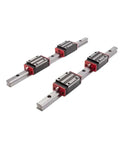 Get Your 3D Printer And CNC Projects Running Smooth With This High Precision Linear Guide Rail Kit Featuring 2pcs 15mm HGR15 Rails And Four Bearing Slider Blocks For Zero Stick-Slip Action And Rock Solid Stability On Massive Moves, 15mm steel rails