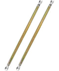 Two Pack Adjustable Steering Shaft Tie Rod Ball Joint Kit for Off Road Go Karts, ATVs, Mini Bikes, Scooters and Mopeds 310mm to 340mm Length