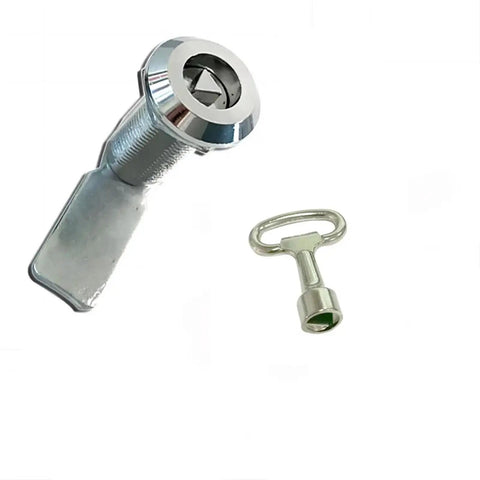 Keyed Zinc Alloy Quarter Turn Cam Lock Set For Cabinets Factory Direct 10mm Height Waterproof And Rustproof Reversible Stop Cam Non Key Retaining