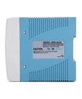 DIN Rail Power Supply 24W 24V 1A Industrial Grade With Full Range 85-264VAC Input For Automation Control Systems Durable Rugged Overload Protected And Plug And Play Mounting, blue plastic housing